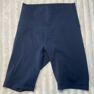 Lululemon Navy Blue Biker Shorts